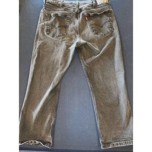 Levi Strauss Co 514 Jeans‎ Mens 38 x 30 Black Denim Straight Leg Casual Pants